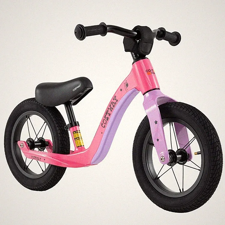 12" Kids Balance Bike Training Bicycle w/Adjustable Seat & Rotatable Handlebar