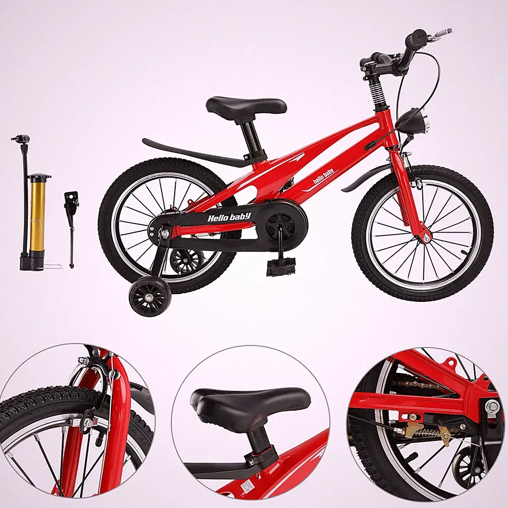 16 inches Magnesium alloy Kid's Bike Child Bicycle with auxiliary wheels