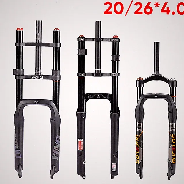 20/26*4.0 in Snow Beach Bike Fat Tire Front Suspension Air Fork Disc Brake
