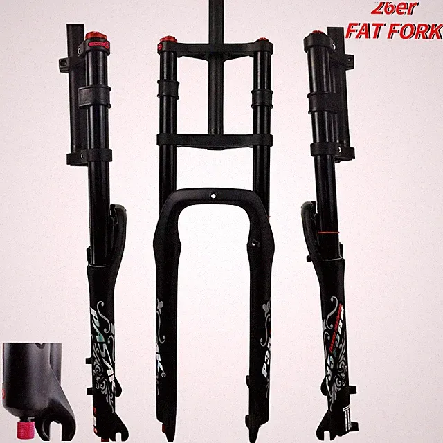 20 / 26er Double Shoulder E-bike Fat Fork Snow MTB Bicycle Front Suspension Fork