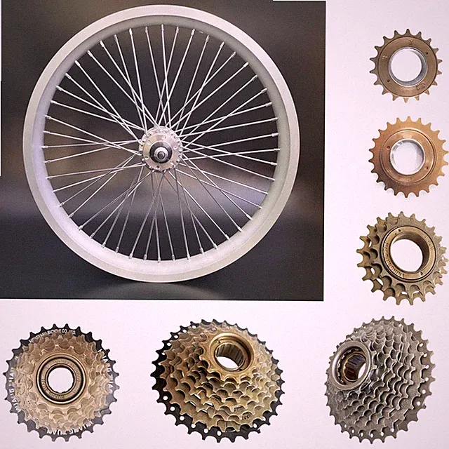 20'' Bicycle 12G Rear Mag Wheel 135mm Alum w/ Single & Multiple Rotary Freewheel