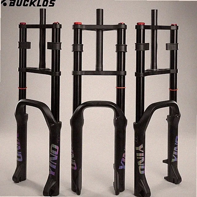 20" Electric Bike MTB Suspension Fork 180mm Air Spring Snow 4.0" Fat Forks