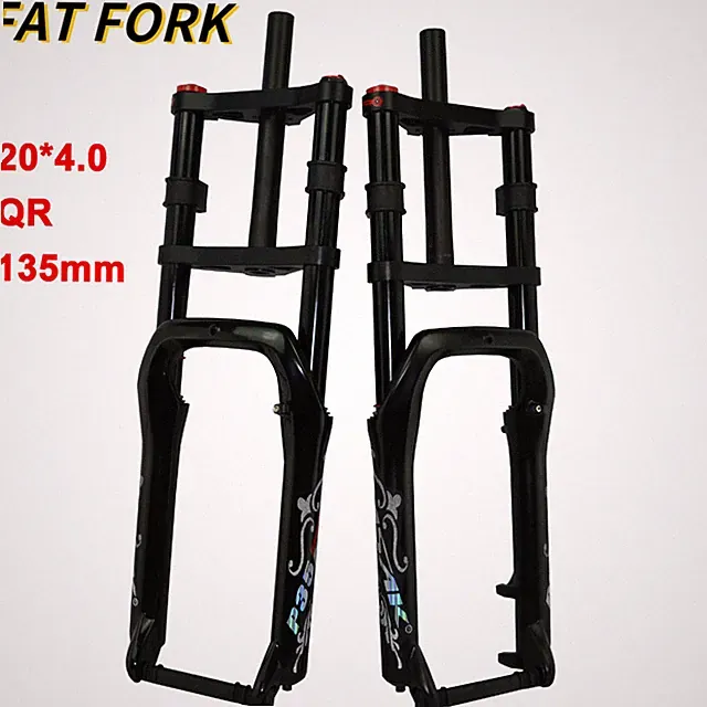 20 Inch 4.0 Tire E-bike Fat Fork Mountain / Snow Bicycle Front Suspension Forks