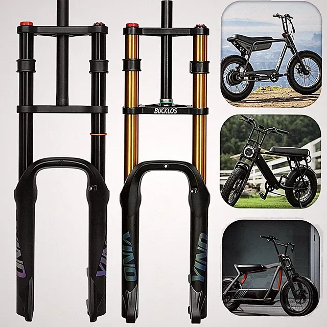 20 INCH Electric Bike Mountain Air Suspension Forks 180mm 9*135mm QR Disc Brake