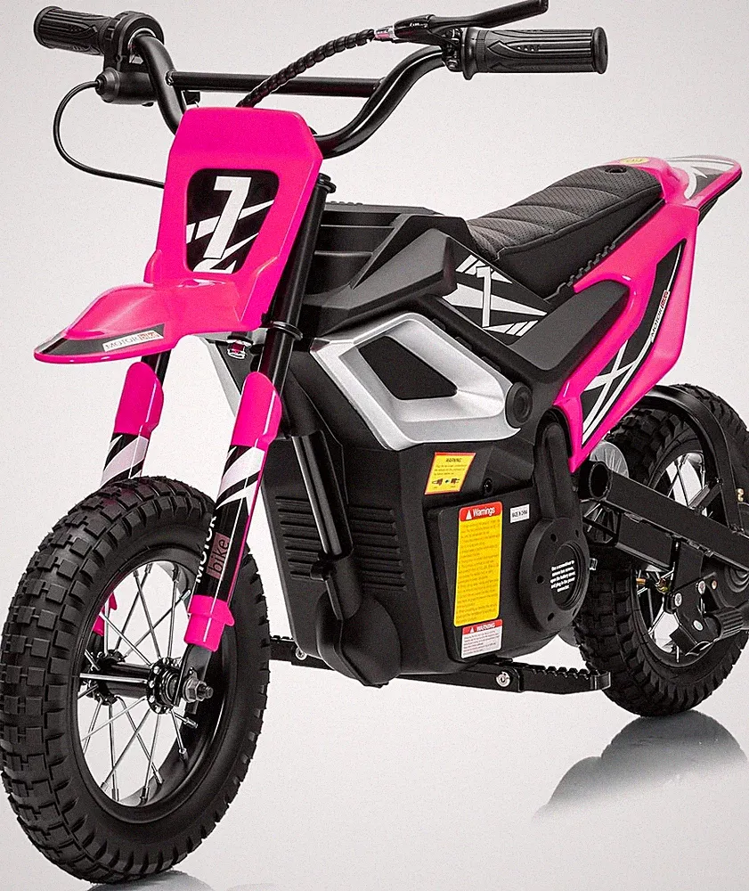 24V Kids Electric Dirt Bike, up to 14 Mph Electric Motorcycle Mini Bike, W/ 2.75