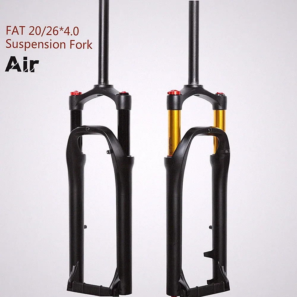26" *4.0" Tire Bicycle Fat Fork 20" Beach/E-bike Fork with Rebound Adjustment