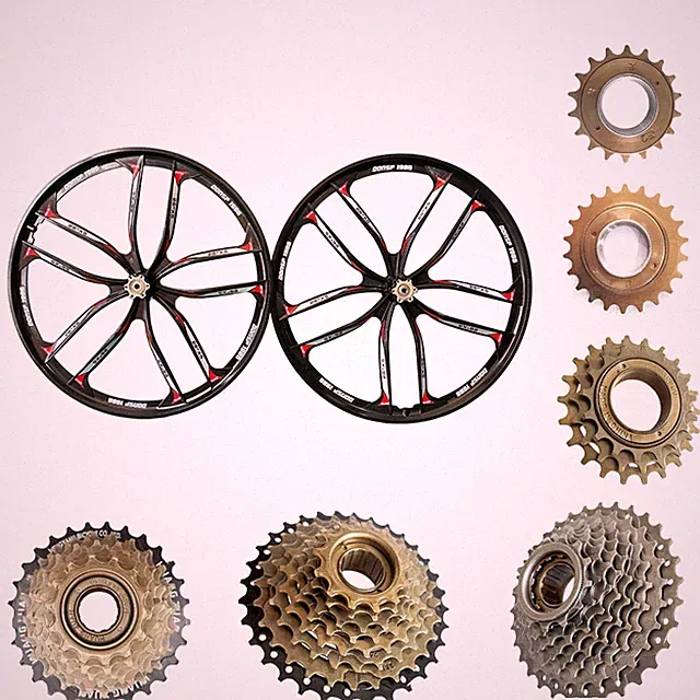 26'' Bicycle 10 Spokes Mag Wheel 100*135mm w/ Single & Multiple Rotary Freewheel