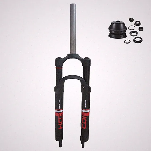 26 Inch MTB Suspension Fork 28.6mm Tube Manual Lockout Ultralight Fork & Headset