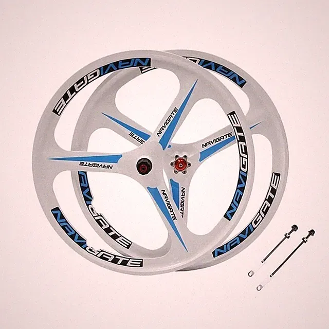 26 Inch Wheel Mountain Bike Magnesium Alloy 3 Spokes Cassette Quick Release Whee
