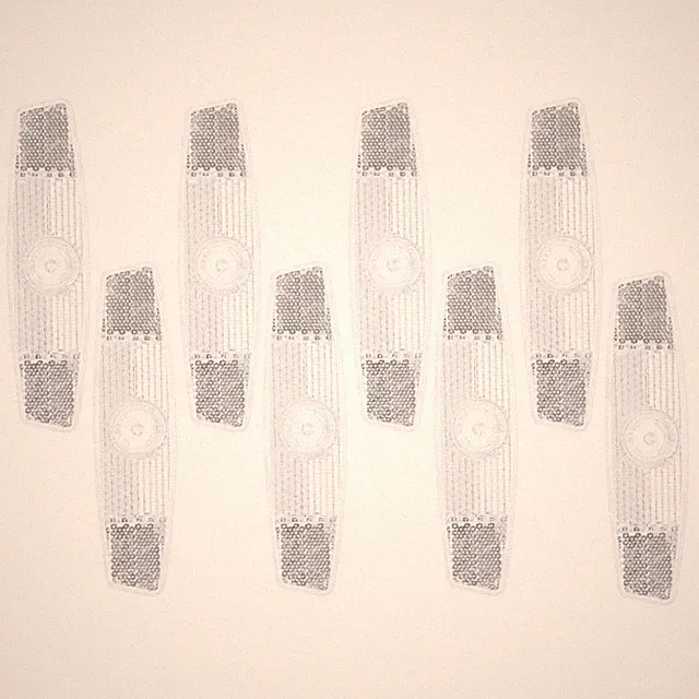 8 Pcs Rectangle Wheel Reflectors, Bike Wheel Rim Reflective White