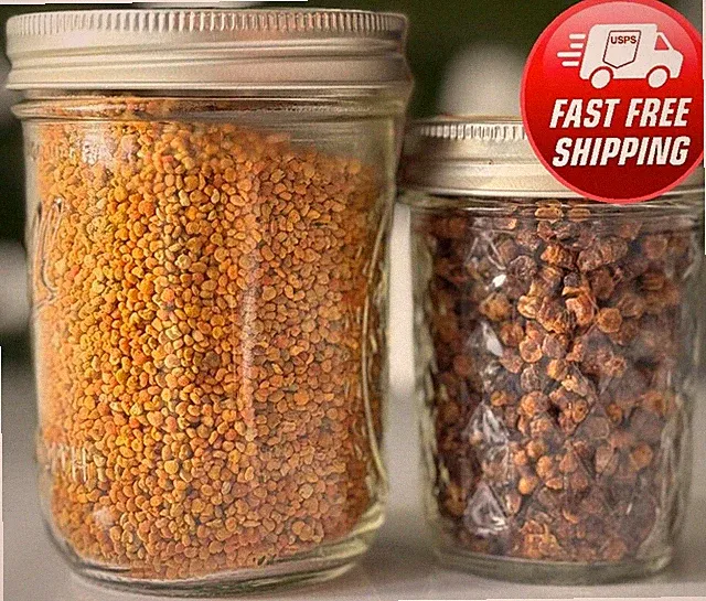 Bee Pollen 280g + Bee Bread 120g - Organic Immune Support for your family