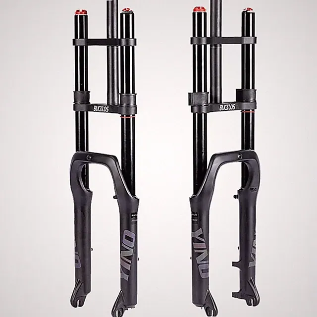 BUCKLOS 20 inch 4.0 Fat Tire E-Bike Air Suspension Fork, 180mm Travel Spacing...