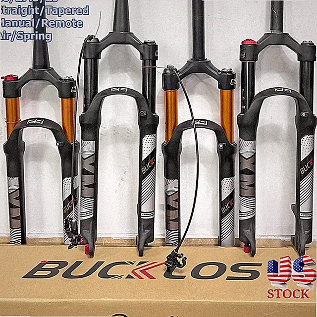 BUCKLOS 26/27.5/29" XCM/XCT/XCR Bike Suspension Fork 120/100mm Straight/Tapered