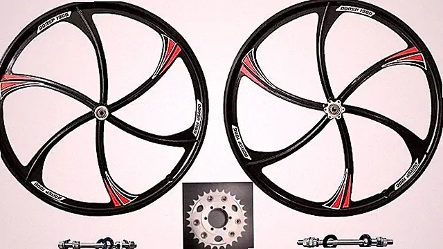 CDH 26" Bike Rim Bicycle Mag Wheel & 28T Adapter 2 in 1 Magnesium Bicycle Rim