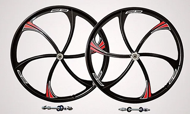 CDHPOWER 26" Bike Mag Wheels Set/Magnesium Wheel Rim-100x120MM-Motorized Bicycle