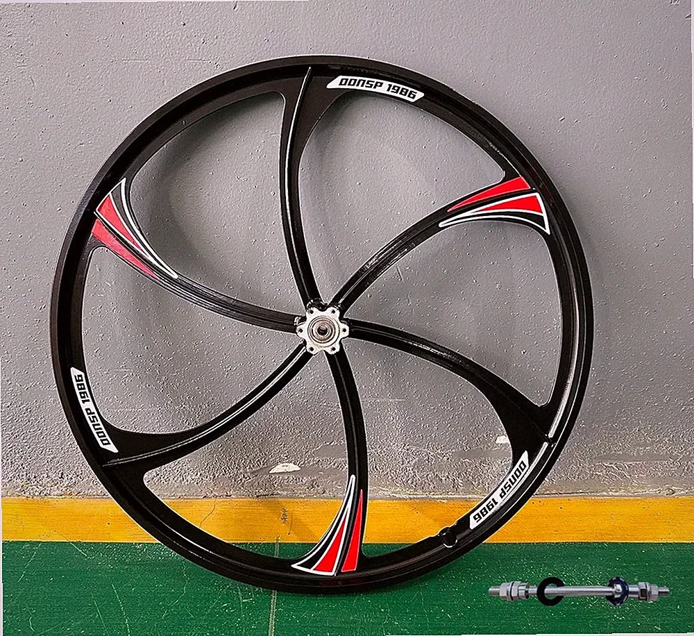 CDHPOWER 26" Magnesium Bike Rear Mag Wheel Rim 120mm for Single Speed Freewheel