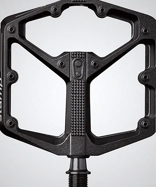 Crankbrothers Stamp 3 Pedals - Platform, Magnesium, 9/16", Black, Large