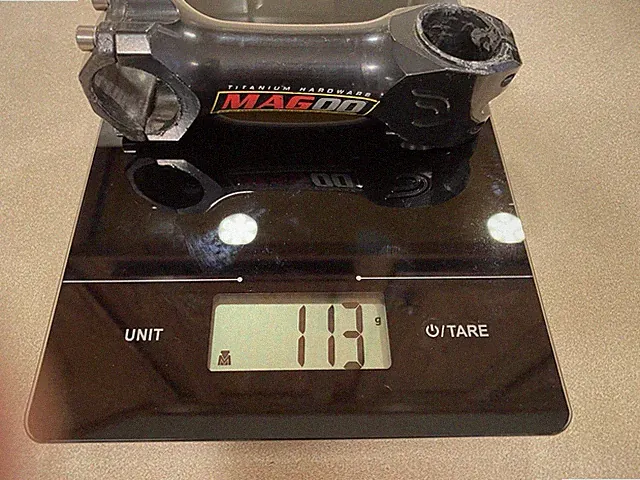 Deda MAG 00 Stem 110 mm - Magnesium /Titanium/Carbon. “113 Grams” - 82 Degree