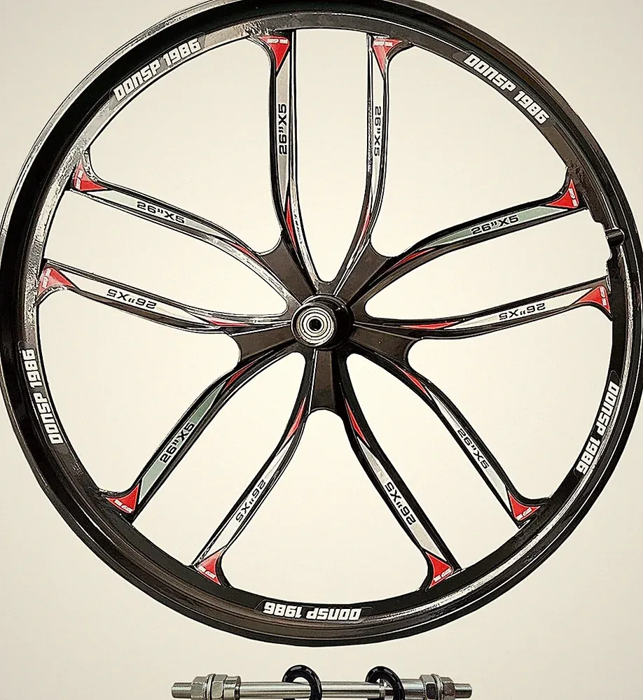 DONSP1986 26" 10 Spokes Rear Mag Wheel 135mm - Beach Cruiser Mountain Bicycle