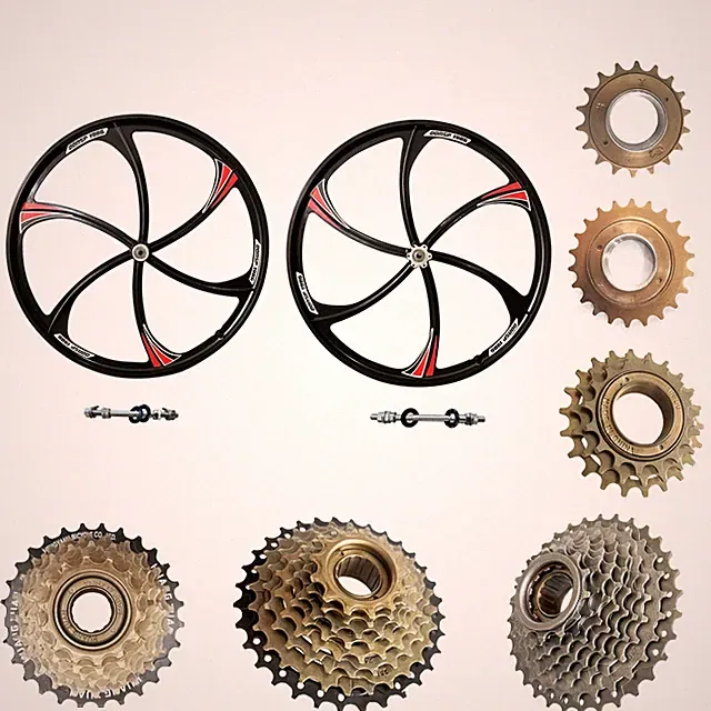 DONSP1986 26'' Bicycle Mag Wheel 100*135mm w/ Single & Multiple Rotary Freewheel