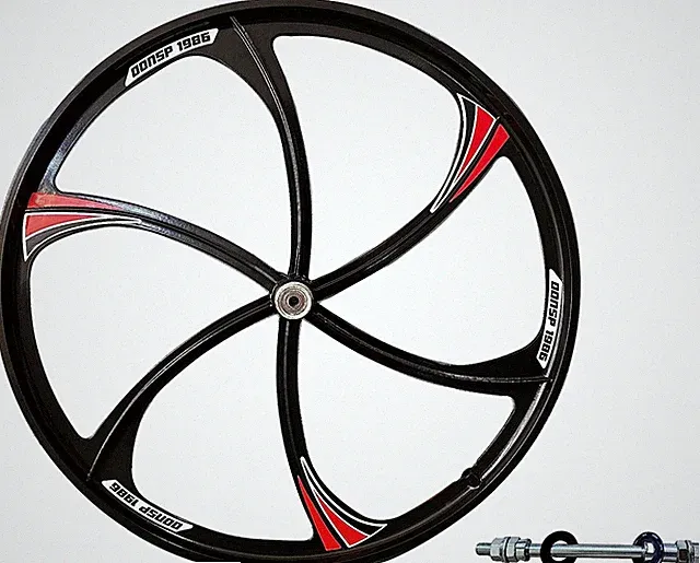 DONSP1986 26" Magnesium Rear Mag Wheel 135mm for Beach Cruisers, MTB's Bicycle
