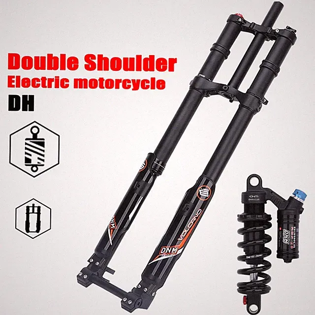 Electric Motorcycle Double Shoulder Fork Shock Absorber Mountain Bike DH AM