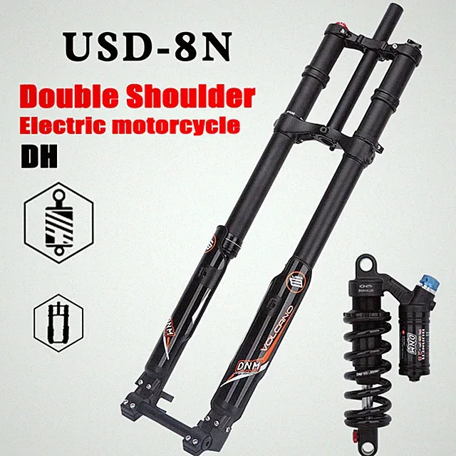 Electric Motorcycle Mountain Bike Double Shoulder Front Fork Shock Absorber