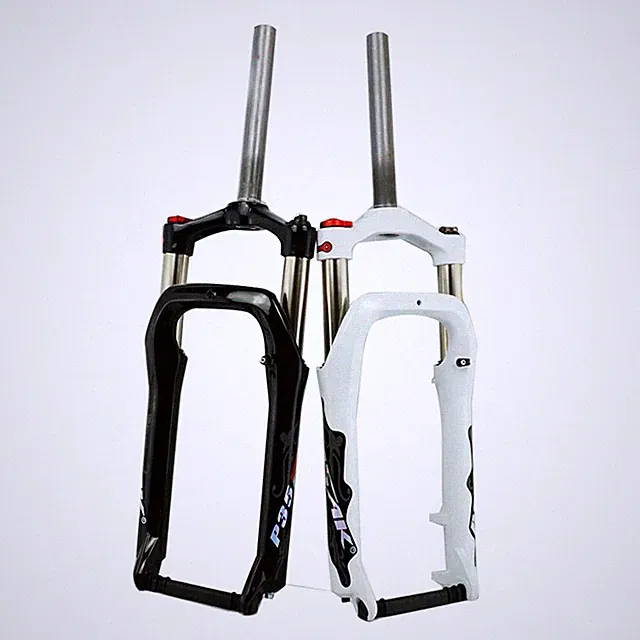 Fat Bicycle Fork Snowtruck Beach Oil Air Gas Fork 20*4.0" Tire 135mm Black Matte