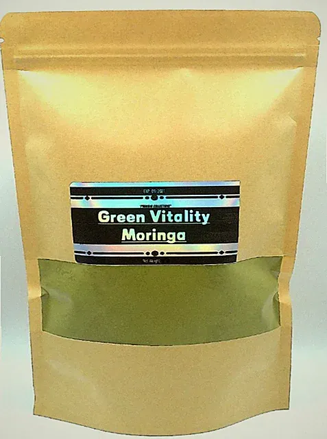 Green Vitality Moringa 1 lb- Organic Superfood Powder for Energy & Wellness