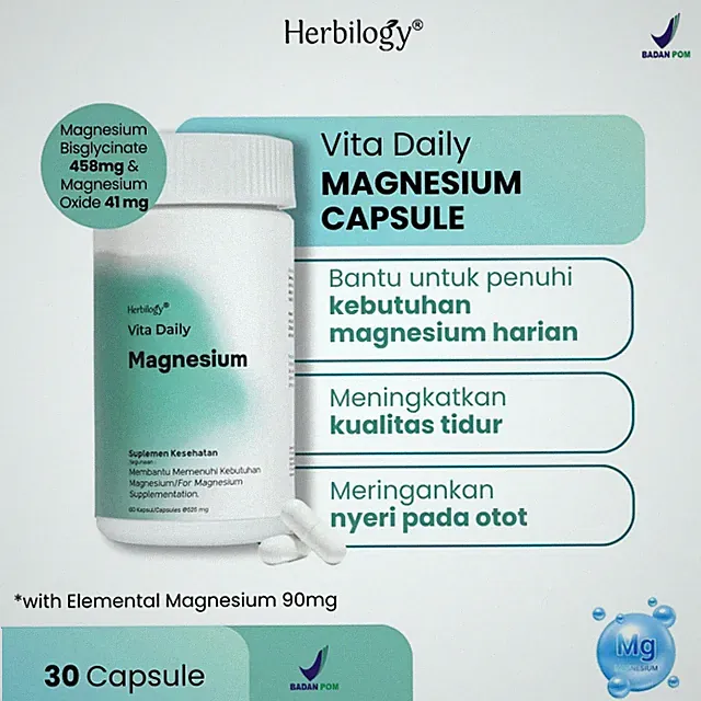 Herbilogy Vita Daily Magnesium - 30 Caps