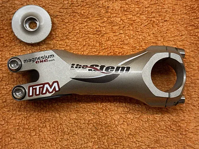 ITM the Stem Magnesium Road Bike 25.4 x 100mm 1 1/8" Titanium -20º 98 Grams