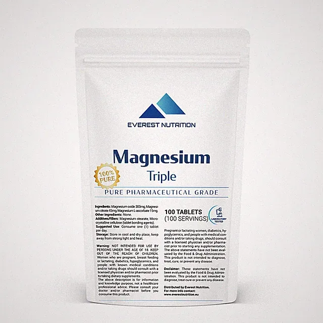 Magnesium 3 Forms Tablets – Muscle, Nerve, Sleep & High Absorption Support