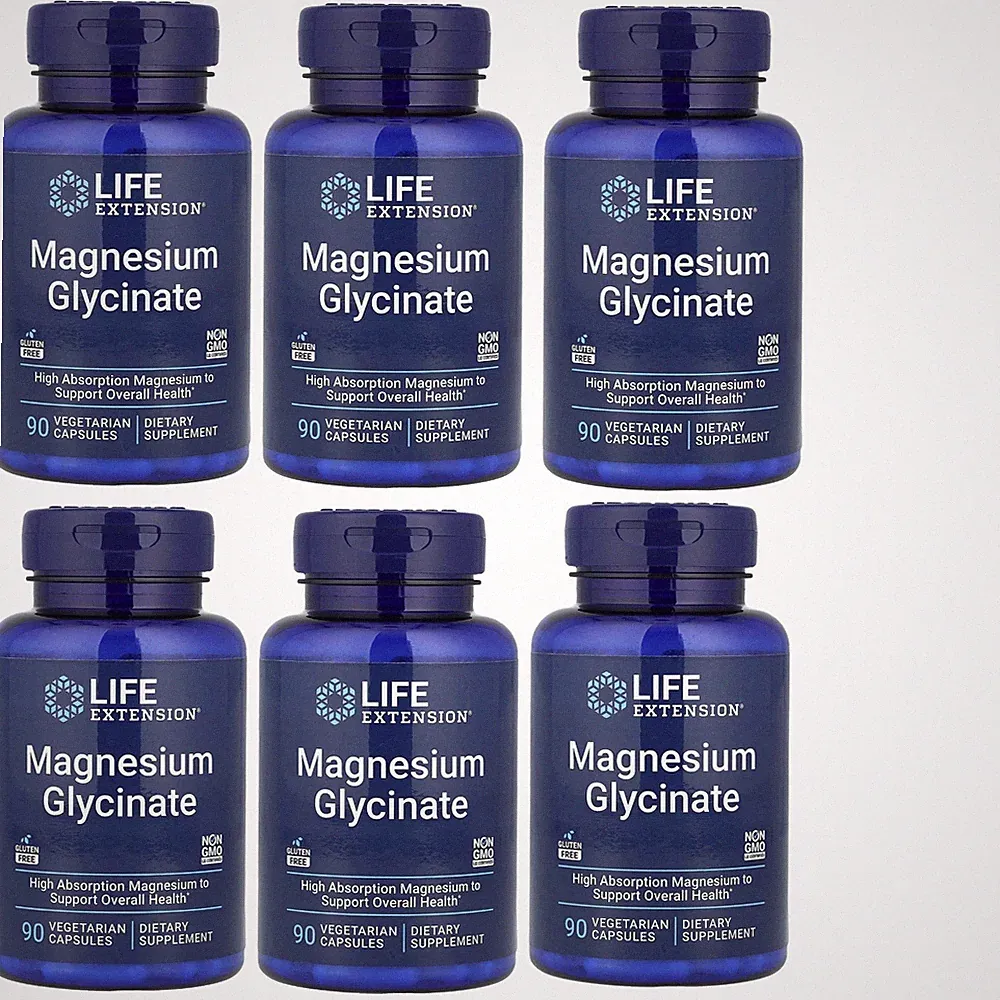 Magnesium Glycinate 6X90 Caps Magnesium Bisglycinate/ Life Extension