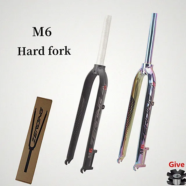 Mtb Bike Fork 26 27.5 29" Alloy Road Bicycle V Brake Electroplating Hard Fork