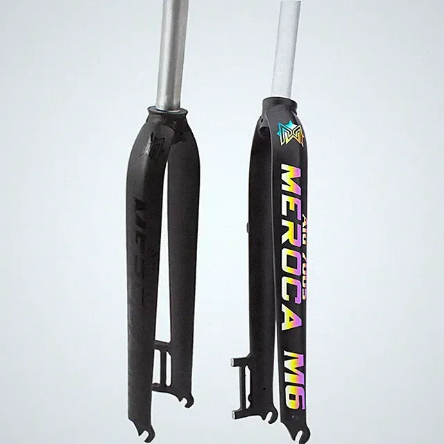 MTB Mountain Bike Fork 26/27.5/29inch Disc Brake Bicycle Rigid Aluminum Black