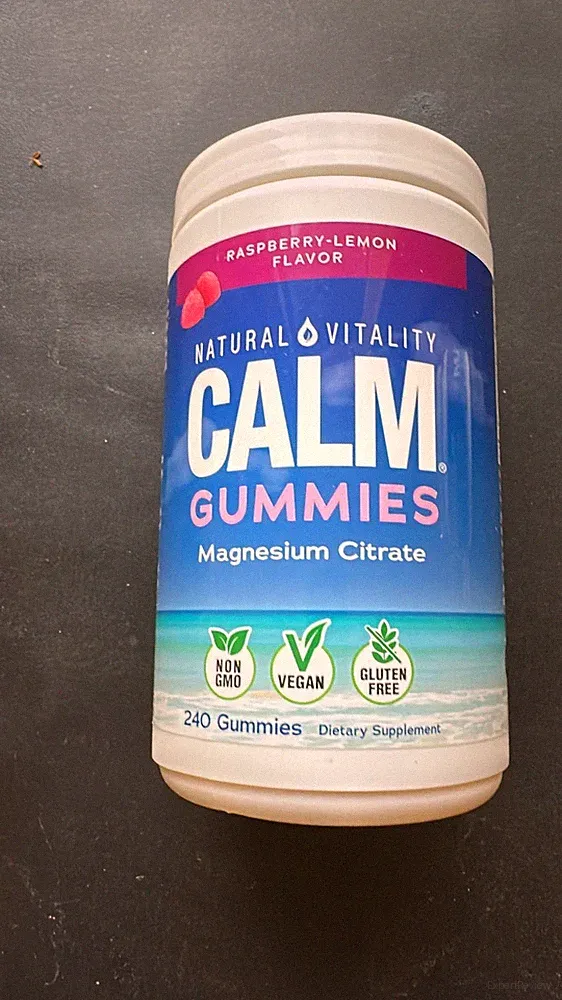 Natural Vitality Calm Magnesium Citrate, 240 Gummies