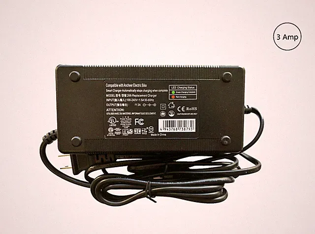 Smart Charger for ANCHEER Folding MB Electric Bike 26" Magnesium Alloy Wheel