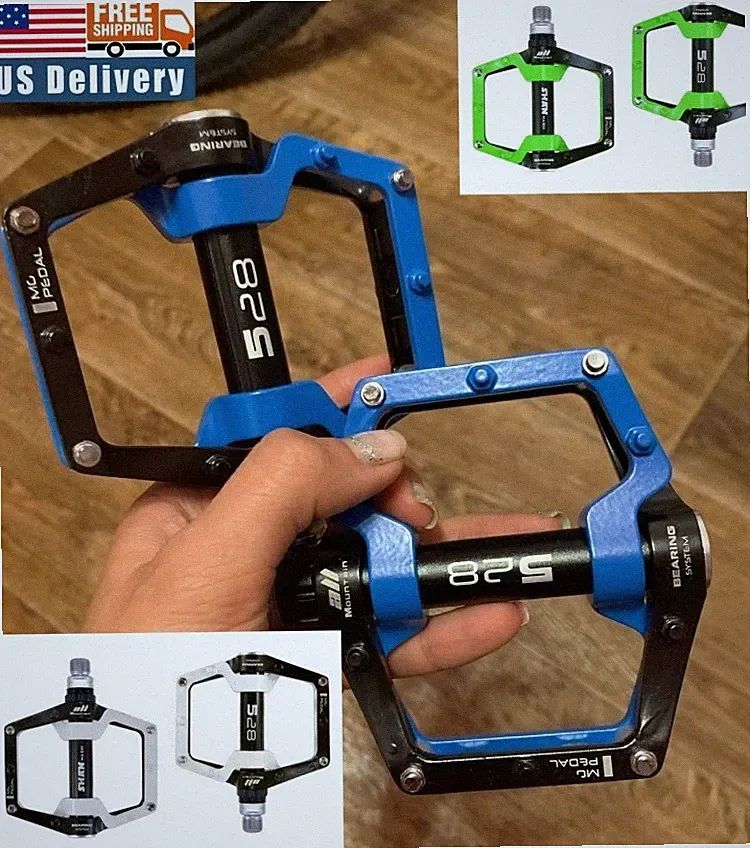 SMS Magnesium alloy Road MTB Mountain Bike XC Bicycle Pedal Bearing Flat Pedals