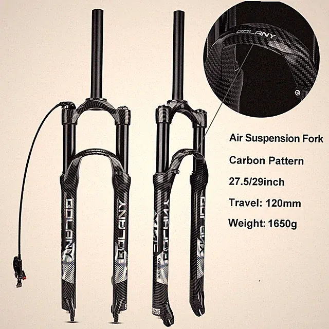 Trave 120mm Mountain Bike Front Air Suspension Fork MTB Bicycle 27.5/29inch Fork
