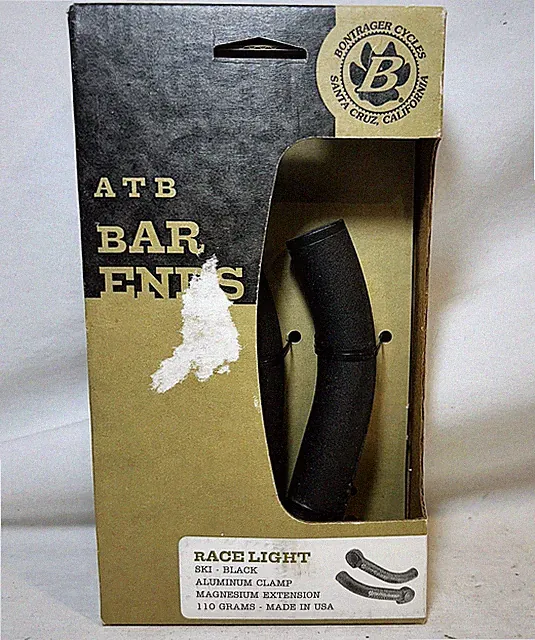Vintage Bontrager Race Light Magnesium handlebar bar ends MTB mountain bike lite