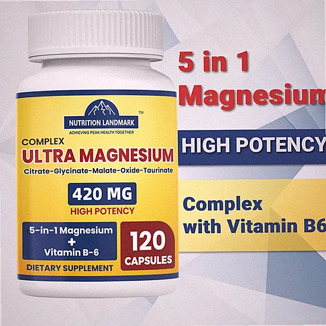 Vitamin B6 & Magnesium Supplement Supports Normal Sleep Cycle & Healthy Stress