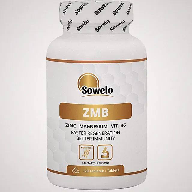 ZMB Tablets – Magnesium, Zinc, Vitamin B6 for Sleep & Recovery Support – Sowelo